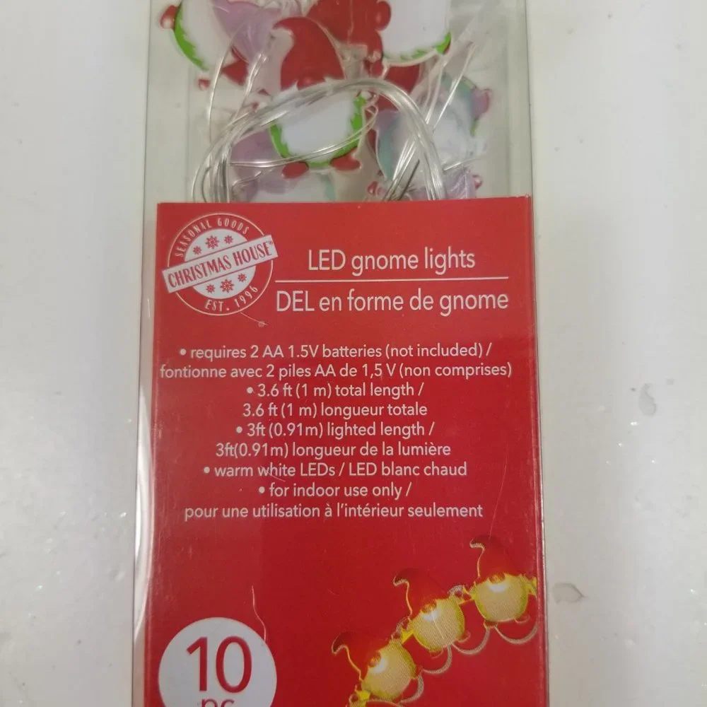 Miny Elf Christmas Led string of lights need AA Batteries